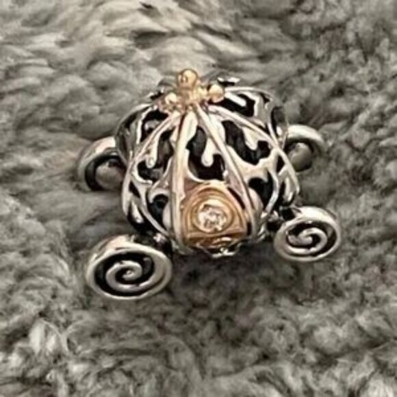 Pandora Disney 100th Anniversary Cinderella's Enchanted Carriage Charm - Picture 4 of 4